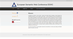 Desktop Screenshot of eswc-conferences.org