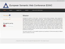 Tablet Screenshot of eswc-conferences.org